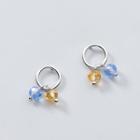 S925 Sterling Silver Circle Earrings As Shown In Figure - One Size