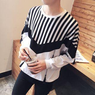 Striped Tassel Pullover