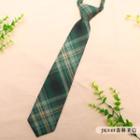 Plaid Neck Tie Jk048 - Green - One Size