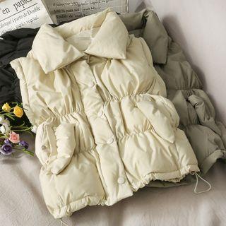 Collared Padded Vest Jacket