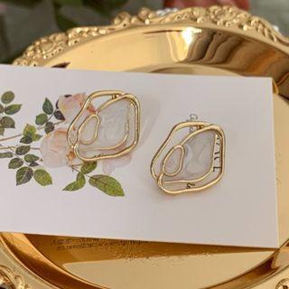 Abstract Ear Stud