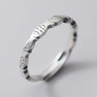 925 Sterling Silver Fish Ring Ring - S925 Silver - Silver - One Size