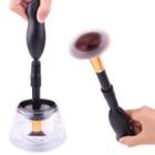 Set Of 8: Makeup Brush Cleaning Kit Set Of 8 - Black - One Size