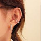Rhinestone Hoop / Cuff Earring