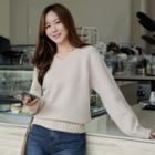 Raglan V-neck Sweater