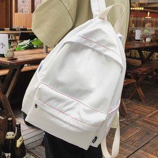 Stitch Trim Nylon Backpack
