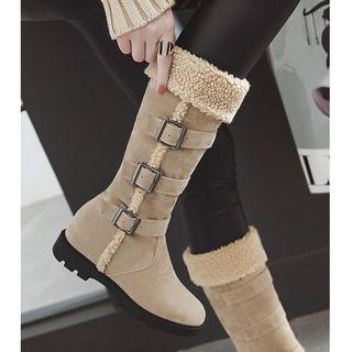 Hidden-wedge Mid-calf Snow Boots