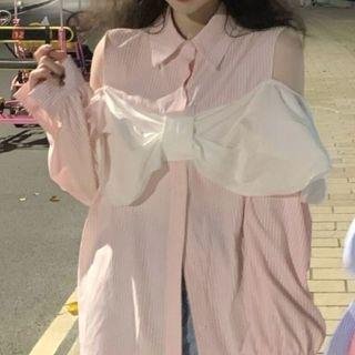 Bow Shirt Pink - One Size