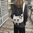 Buckled Crossbody Bag / Panda Bag Charm