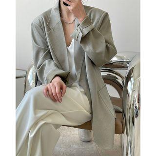 Plain Slit Blazer