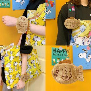 Chenille Fish Wrist Coin Purse Taiyaki - One Size