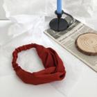 Plain Criss Cross Headband 1 Pc - Headband - One Size