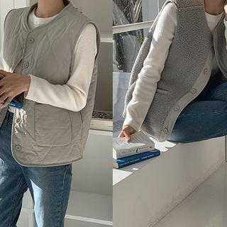 Fleece Lined Quilted Vest