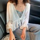 Light Jacket / Spaghetti Strap Top / Pants