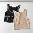 Contrast Stitched Tank Top