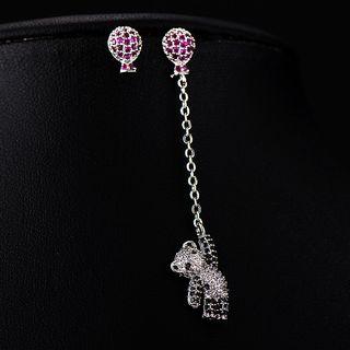 Non-matching Bear Drop Earring