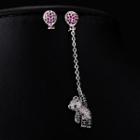 Non-matching Bear Drop Earring