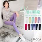 3d Cutting Stitch Line Skinny Pants