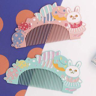 Alloy Rabbit Hair Comb