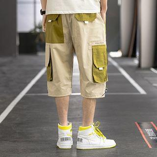 Paneled Capri Pants