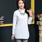 Ruffled Long Shirt