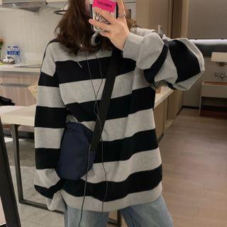 Color Block Stripe Sweater