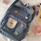 Pinned Printed Backpack