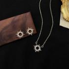 Alloy Star Earring / Pendant Necklace / Set