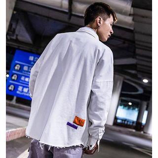 Fray-trim Light Shirt