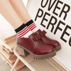 Bow Chunky Heel Shoes