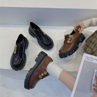 Platform Elastic Loop Oxfords