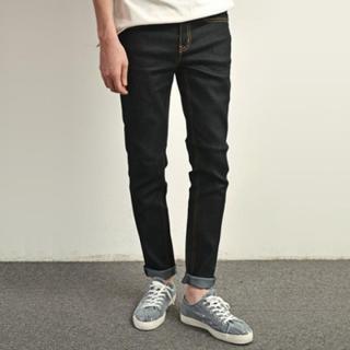 Cuffed-hem Skinny Jeans