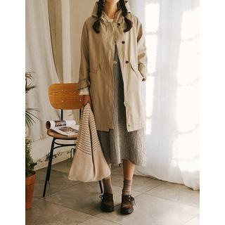 Hooded Parka For Spring Season