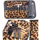 Leopard Print Make-up Brush Set