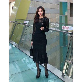 Dali Hotel Lace Long Mermaid Dress