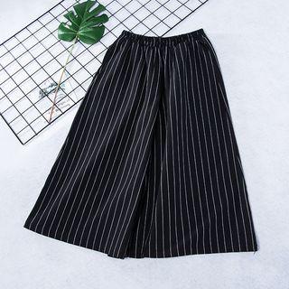 Pinstriped Midi Culottes