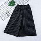 Pinstriped Midi Culottes