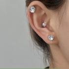 Rhinestone Magnetic Alloy Earring