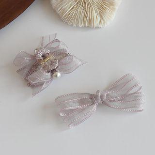 Ribbon Hair Clamp (various Designs)