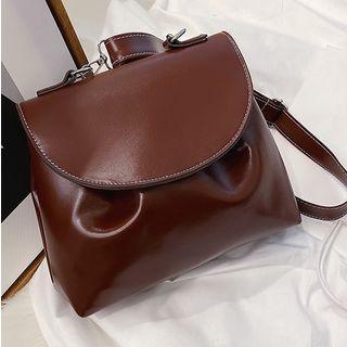 Flap Tassel Bucket Bag