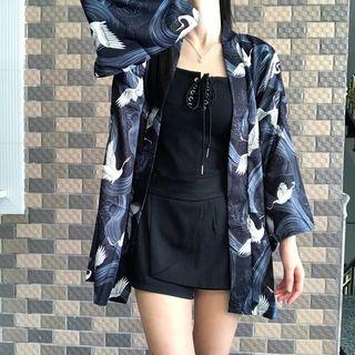 Set: Wide-strap Lace-up Top + Skort