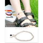 Metal-ball Tiered Anklet