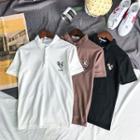 Animal Embroidered Short-sleeve Polo Shirt