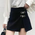 Rhinestone Bow Mini Skort