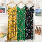 Sleeveless V-neck Floral Maxi Dress In 8 Colors