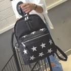 Applique Star Nylon Backpack