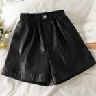 Faux-leather Hot Shorts
