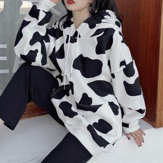 Cow Patterned Hoodie