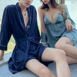 Couple Matching Robe / Top / Shorts / Set