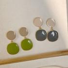 Two Tone Drop Ear Stud